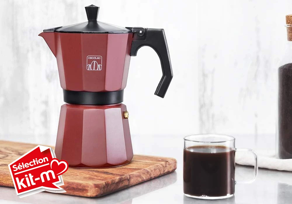 Cafetière Italienne Mokclassic 900 Garnet Cecotec (01664) Boissons (Café, Thé, Jus) Votre Magasin de Meuble et Électroménager à La Réunion !