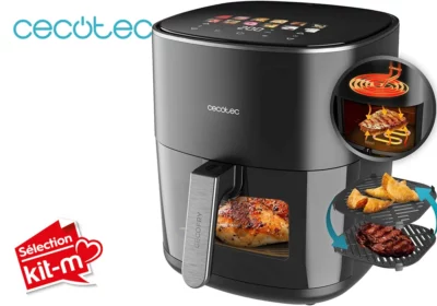Friteuse Air Fryer CECOFRY&GRILL DUOHEAT 6500 Cecotec (A01_EU01_100500) Cuisine Votre Magasin de Meuble et Électroménager à La Réunion !