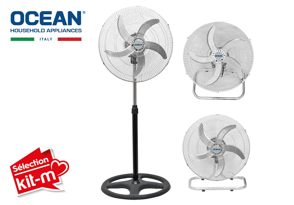 Ventilateur 3 en 1 Ocean (OCIFNMC183AZNW) Petits Électroménagers Votre Magasin de Meuble et Électroménager à La Réunion !