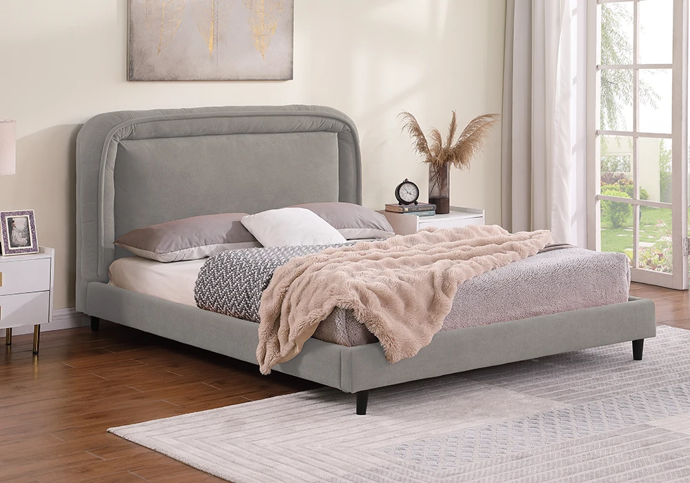 Lit 140x190cm Rubia Chambres à Coucher Votre Magasin de Meuble et Électroménager à La Réunion !