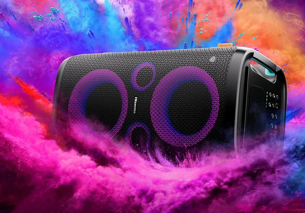 Enceinte Bluetooth Portable Party Rocker One Hisense Barres de Son, Enceintes & Radios Votre Magasin de Meuble et Électroménager à La Réunion !