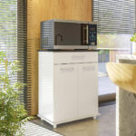 Meuble Micro Ondes 2 Portes 1 Tiroir Isis