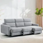 Canapé 3 Places avec Assise Coulissante Électrique Lindy