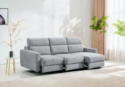 Canapé 3 Places avec Assise Coulissante Électrique Lindy Classiques Votre Magasin de Meuble et Électroménager à La Réunion !