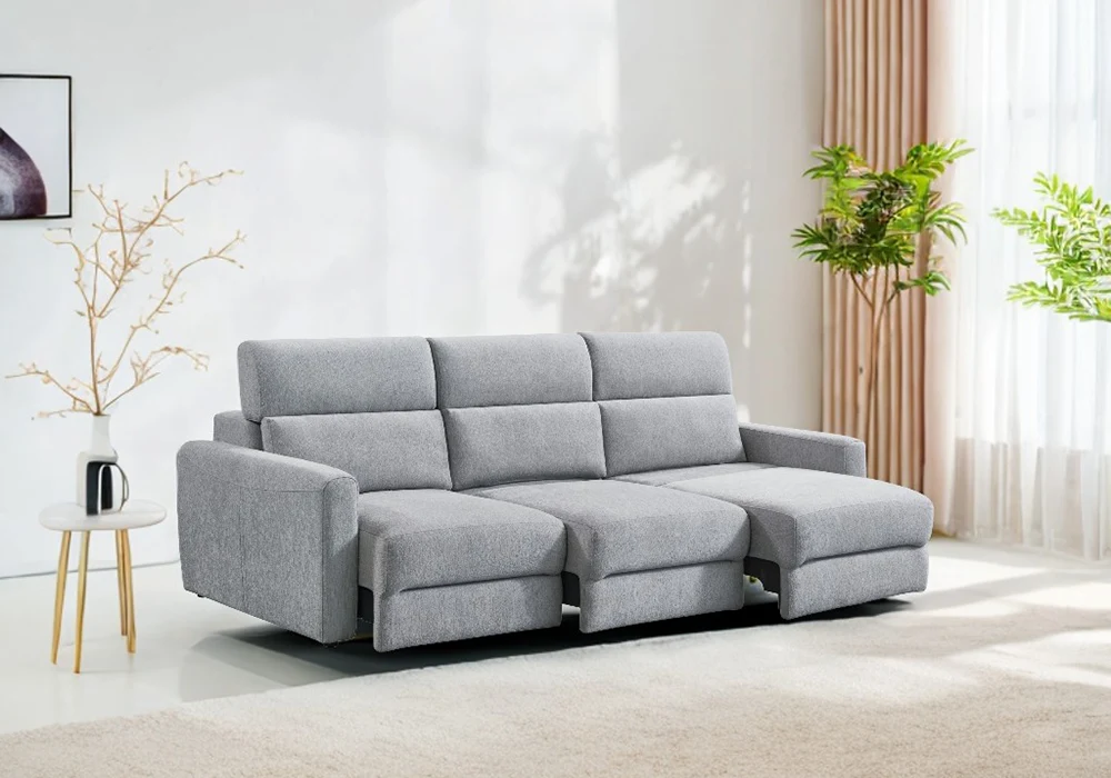 Canapé 3 Places avec Assise Coulissante Électrique Lindy Classiques Votre Magasin de Meuble et Électroménager à La Réunion !