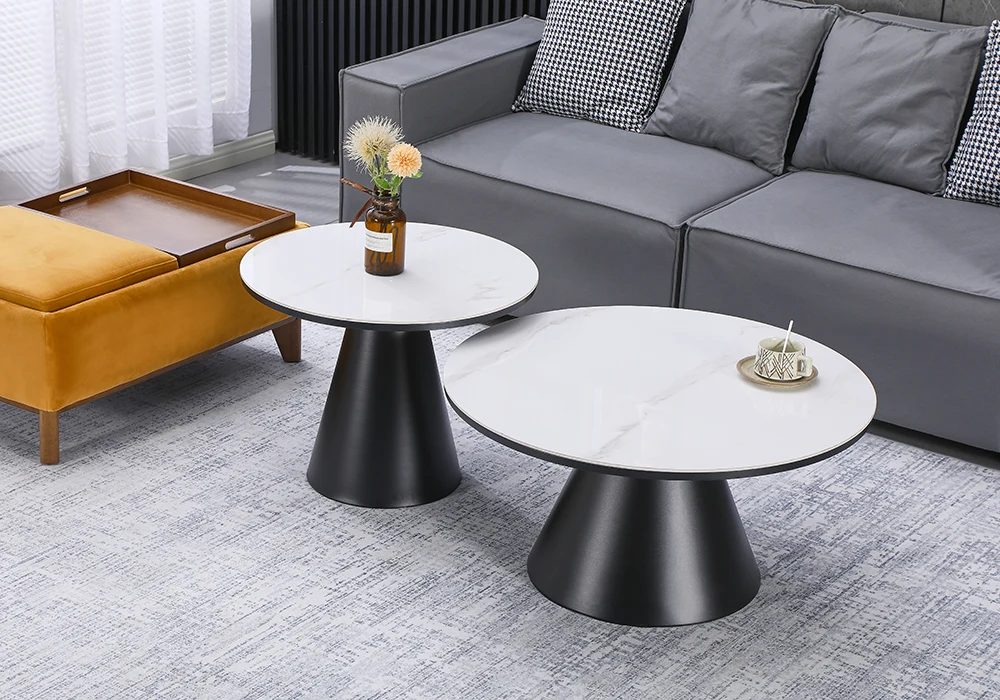 Set 2 Tables de Salon Carly Meubles Votre Magasin de Meuble et Électroménager à La Réunion !