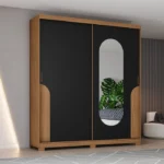Armoire 2 Portes avec Miroir