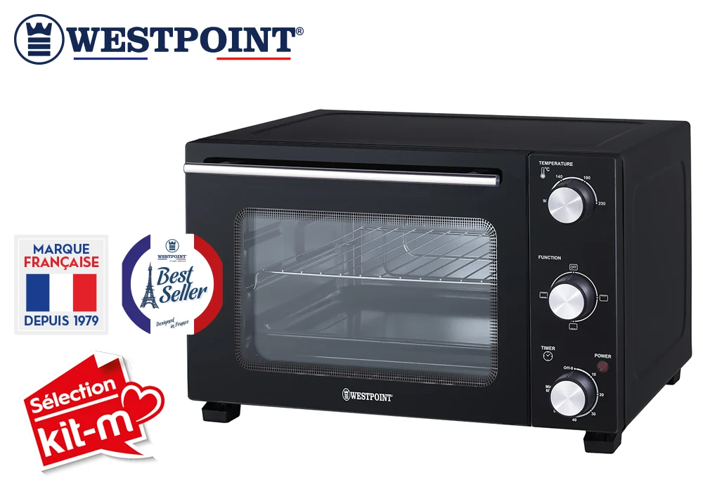 Four à Poser 28 Litres Westpoint (WOY-2825.4.DR) Cuisson Votre Magasin de Meuble et Électroménager à La Réunion !