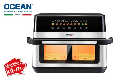 Friteuse Air Fryer 12L avec Fenêtre de Visualisation Ocean (OCAFK22120DWNX) Cuisine Votre Magasin de Meuble et Électroménager à La Réunion !