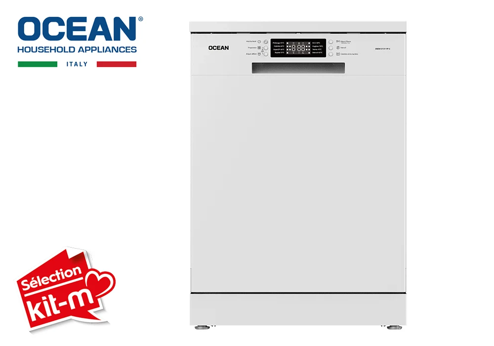 Lave-Vaisselle 13 Couverts Blanc Ocean (OSDW8131FP3) Électroménager Votre Magasin de Meuble et Électroménager à La Réunion !
