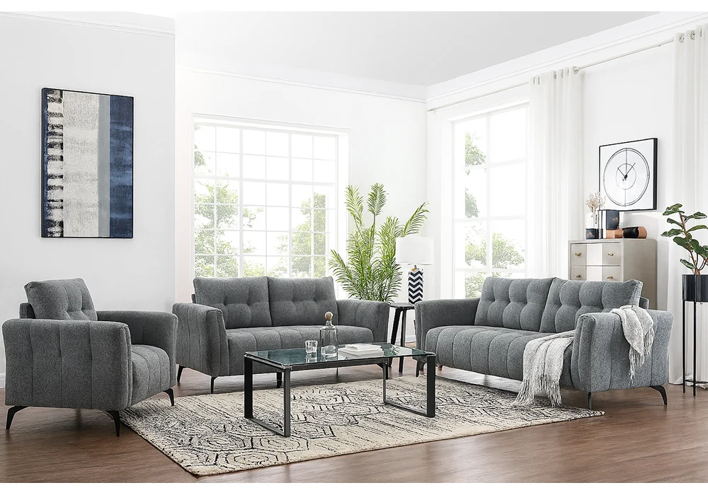 Salon Canapé 3 Places + Canapé 2 Places Rone Classiques Votre Magasin de Meuble et Électroménager à La Réunion !