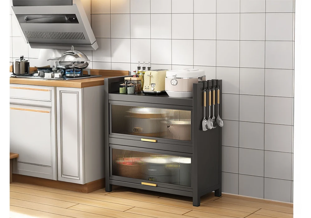 Meuble Cuisine en Métal 2 Portes Cuiso Ensembles Cuisine Votre Magasin de Meuble et Électroménager à La Réunion ! 6 Meuble Cuisine en Métal 2 Portes Cuiso – Image 1