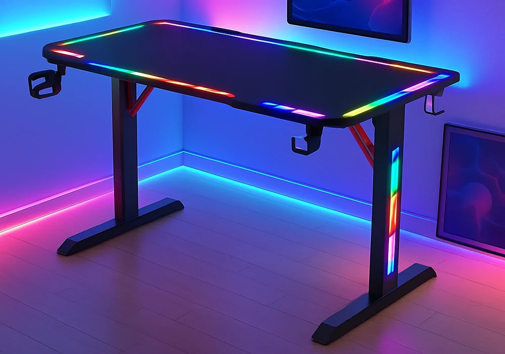 Bureau Gaming LED Redy Bureaux Votre Magasin de Meuble et Électroménager à La Réunion !