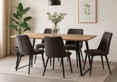 Table à Manger (Collection Hudson) Bois de Manguier Votre Magasin de Meuble et Électroménager à La Réunion !