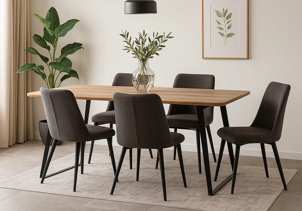 Table à Manger (Collection Hudson) Bois de Manguier Votre Magasin de Meuble et Électroménager à La Réunion !