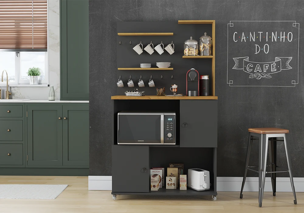 Meuble à Café Multifonction Aconchego Ensembles Cuisine Votre Magasin de Meuble et Électroménager à La Réunion !