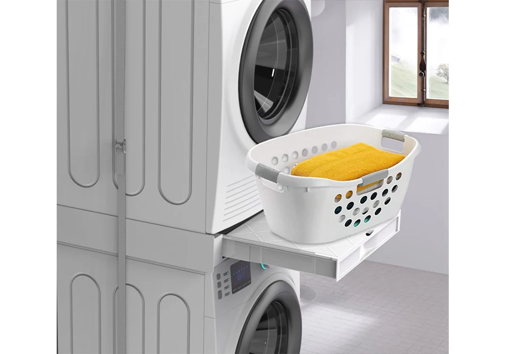 Kit de Superposition Universel pour Lave-linge et Sèche-linge Base Torre Duo L60  Meliconi (656123) Électroménager Votre Magasin de Meuble et Électroménager à La Réunion !