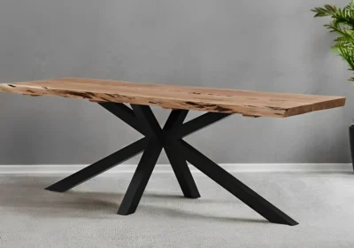 Table à Manger Batterfly Bois d'Acacia Votre Magasin de Meuble et Électroménager à La Réunion !