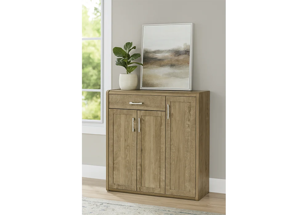 Meuble à Chaussures 3 Portes 1 Tiroir (Collection Catherine) Meubles Votre Magasin de Meuble et Électroménager à La Réunion !