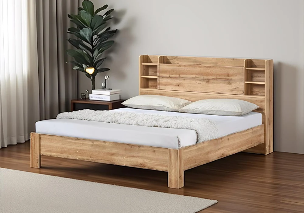 Lit 140x190cm (Collection Tavy) Chambres à Coucher Votre Magasin de Meuble et Électroménager à La Réunion ! 6 Lit 140x190cm (Collection Tavy) – Image 1