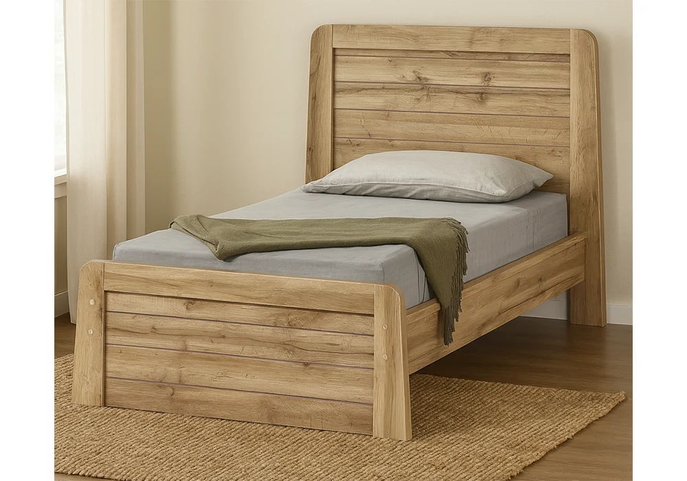 Lit 90x190cm (Collection Carry) Chambres à Coucher Votre Magasin de Meuble et Électroménager à La Réunion !