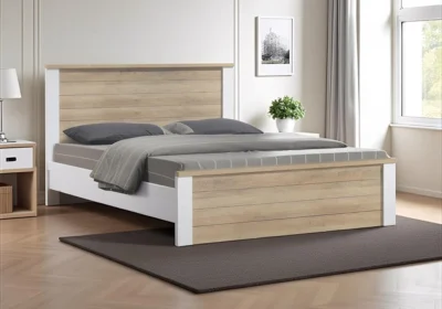 Lit 160x20cm (Collection Bianca) Chambres à Coucher Votre Magasin de Meuble et Électroménager à La Réunion !