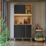 Buffet de Cuisine 4 Portes 1 Tiroir Erva Doce