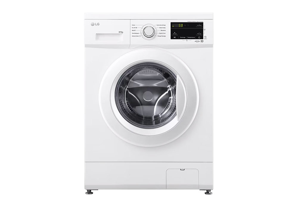 Lave Linge Séchant Direct Drive 8/5KG LG (F854M20WR) Électroménager Votre Magasin de Meuble et Électroménager à La Réunion !