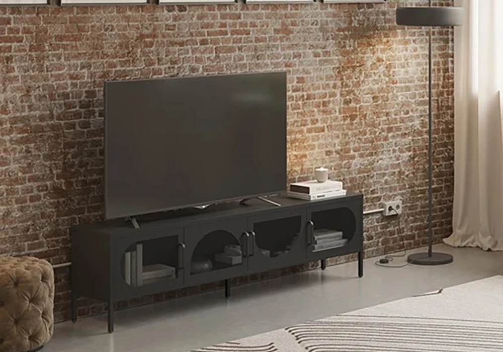 Meuble TV 4 Portes (Collection Tayra) Meubles Votre Magasin de Meuble et Électroménager à La Réunion !