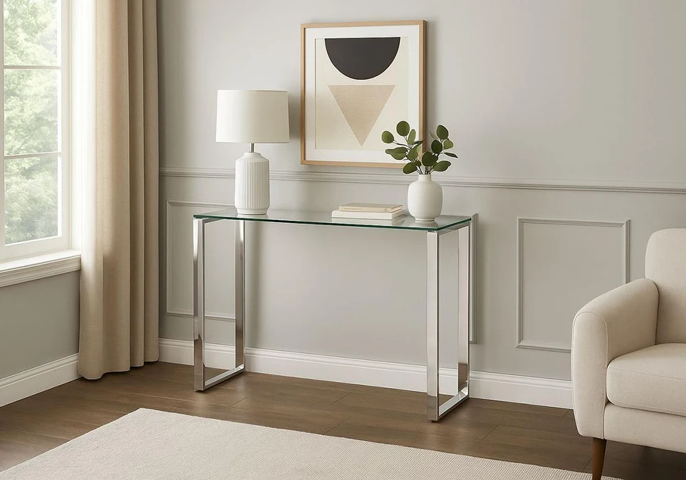 Console Vitrée Inspirations Déco Votre Magasin de Meuble et Électroménager à La Réunion !