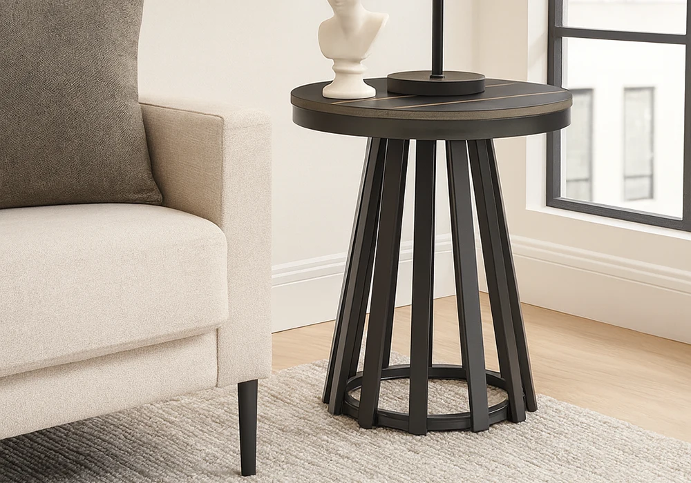 Table de Coin (Collection Stoney) Meubles Votre Magasin de Meuble et Électroménager à La Réunion !