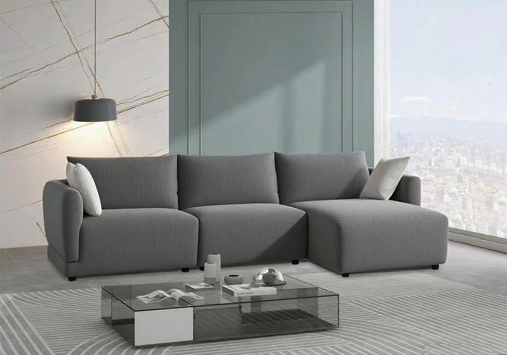 Salon d’Angle Gris Denise Angles Votre Magasin de Meuble et Électroménager à La Réunion !