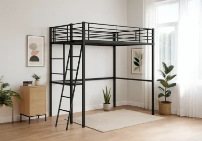 Lit Mezzanine avec Bureau 140x190cm Jozen