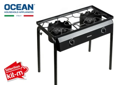 Réchaud à Gaz avec Brûleur en Fonte sur Pied Ocean (OCPGSL2FPRO)