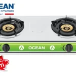 Réchaud 2 Feux Inox à Gaz Ocean (OCTGSL2FPROX)