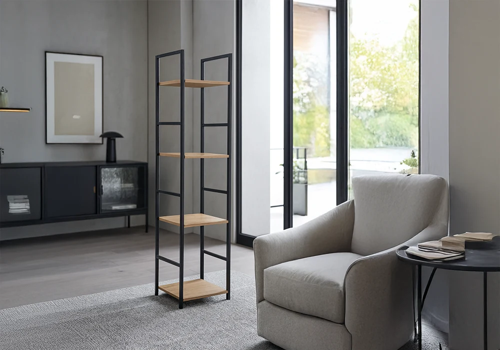 Étagère 4 Tablettes 112cm Blish Meubles Votre Magasin de Meuble et Électroménager à La Réunion !