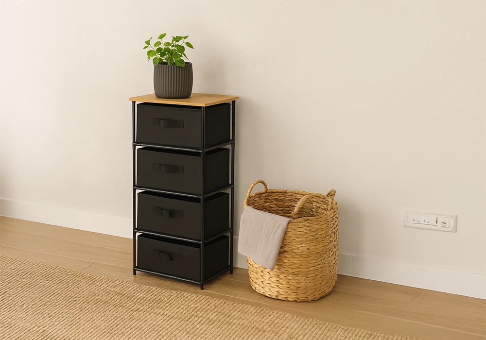 Meuble Rangement 4 Tiroirs Mabel Meubles Votre Magasin de Meuble et Électroménager à La Réunion !