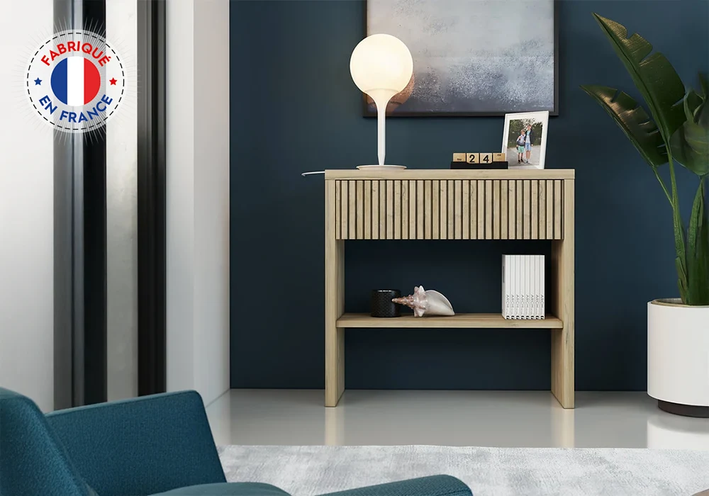 Console 1 Tiroir (Collection Castel) Meubles Votre Magasin de Meuble et Électroménager à La Réunion !