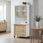 Buffet de Cuisine 3 Portes 3 Tiroirs