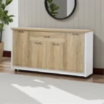 Buffet Bas 4 Portes 1 Tiroir (Collection Bianca)