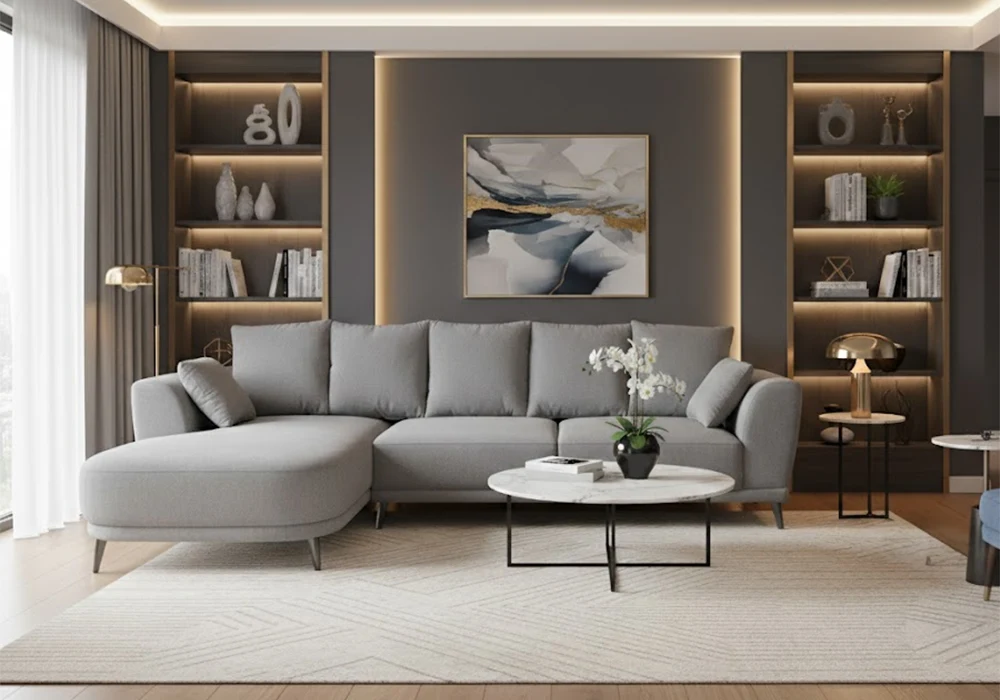 Salon d’Angle Moderna Angles Votre Magasin de Meuble et Électroménager à La Réunion !