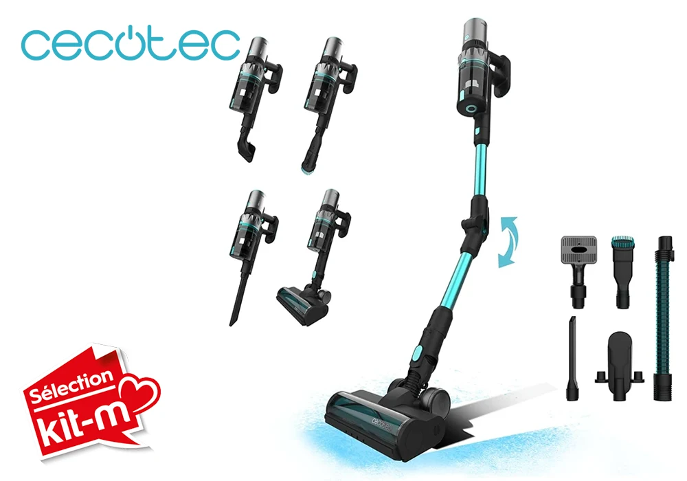 Aspirateur-Balai sans Fil Conga Rockstar 2500 Thunder Pet Flex Cecotec (A01_EU01_107956) Nettoyage Votre Magasin de Meuble et Électroménager à La Réunion !