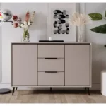 Bahut Bas 2 Portes 3 Tiroirs (Collection Arona)