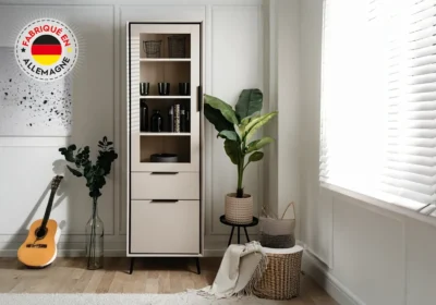 Vitrine 2 Porte 1 Tiroir (Collection Arona)