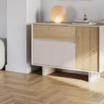 Meuble de Rangement 2 Portes 1 Tiroir (Collection Carpi)