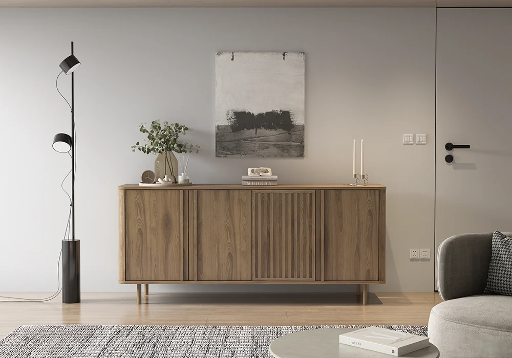 Buffet 4 Portes (Collection Salma) Meubles Votre Magasin de Meuble et Électroménager à La Réunion !