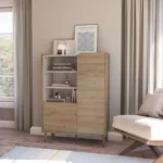 Meuble de Rangement 2 Portes avec Niches (Collection Monza)