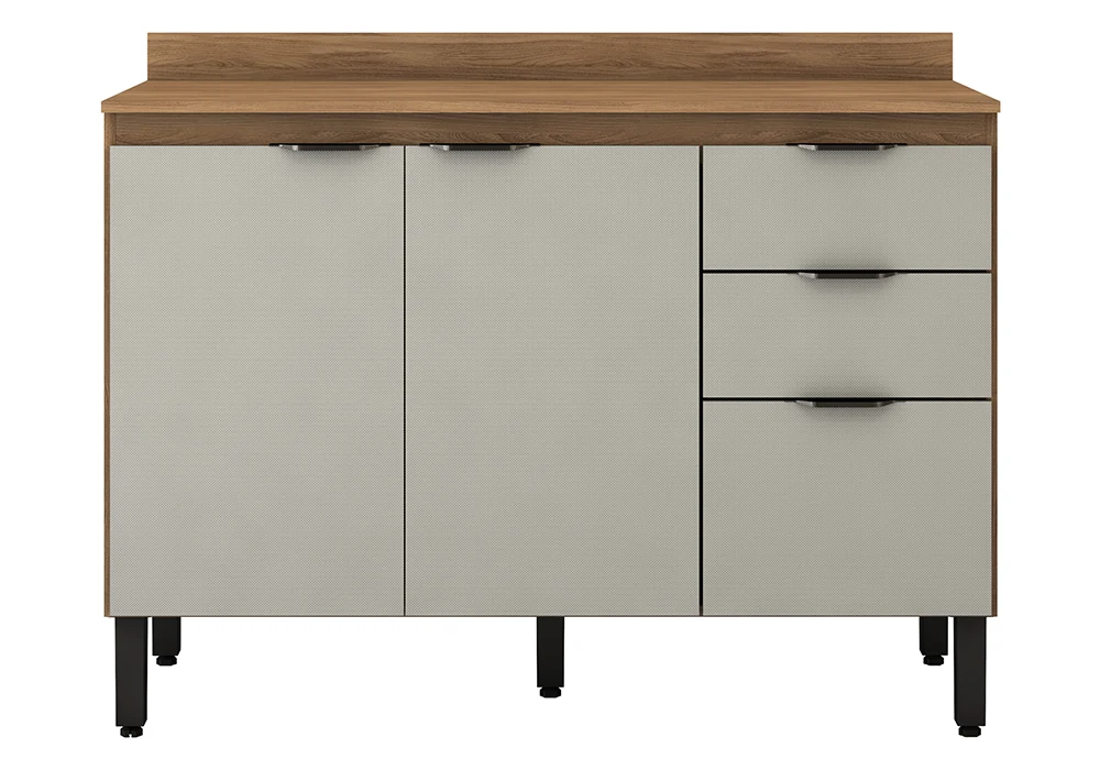 Meuble Bas 3 Portes 2 Tiroirs (Collection Firenze) Ensembles Cuisine Votre Magasin de Meuble et Électroménager à La Réunion !