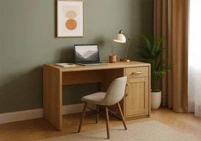 Bureau 1 Porte 1 Tiroir (Collection Catherine) Bureaux Votre Magasin de Meuble et Électroménager à La Réunion !