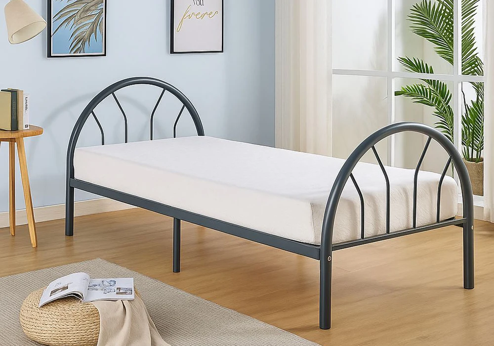 Lit 90x190cm en Métal Chambres à Coucher Votre Magasin de Meuble et Électroménager à La Réunion !